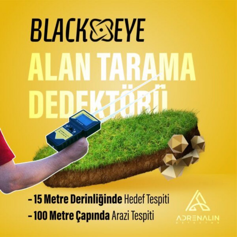 ADRENALİN BLACKEYE ALAN TARAMA CİHAZI PRO PAKET ADRENALİN DEDEKTÖR - İNAN DEDEKTÖR - 0542 522 32 61