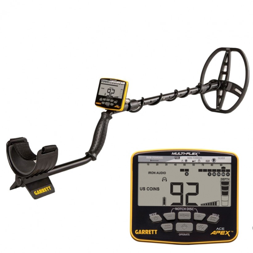 GARRETT ACE APEX BASİC DEDEKTÖR RAİDER BAŞLIKLI (22X28CM) GARRETT DEDEKTÖR  - İNAN DEDEKTÖR - 0542 522 32 61