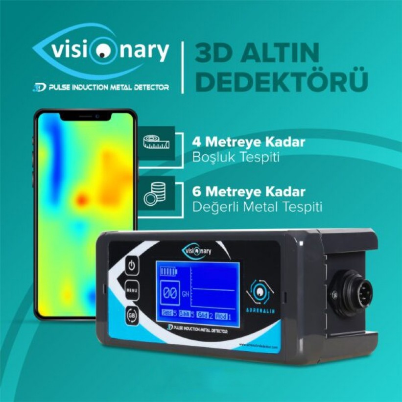 ADRENALİN VISIONARY PULSE VE 3D DEDEKTÖR STANDART PAKET ADRENALİN DEDEKTÖR - İNAN DEDEKTÖR - 0542 522 32 61