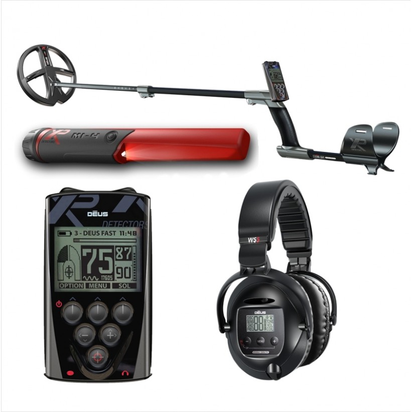 XP DEUS ANA KONTROL ÜNİTESİ + WS5 KULAKLIK + 22CM X35 BAŞLIK + XP MI-4 POİNTER DEDEKTÖR XP DEDEKTÖR - İNAN DEDEKTÖR - 0542 522 32 61