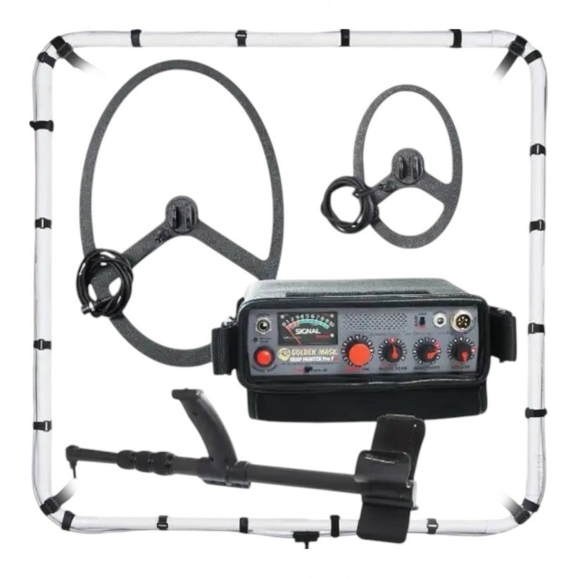 GOLDEN MASK DEEP HUNTER PRO 7 SE 38X58CM + 20X30CM BAŞLIKLI GOLDEN MASK DEDEKTÖR - İNAN DEDEKTÖR - 0542 522 32 61