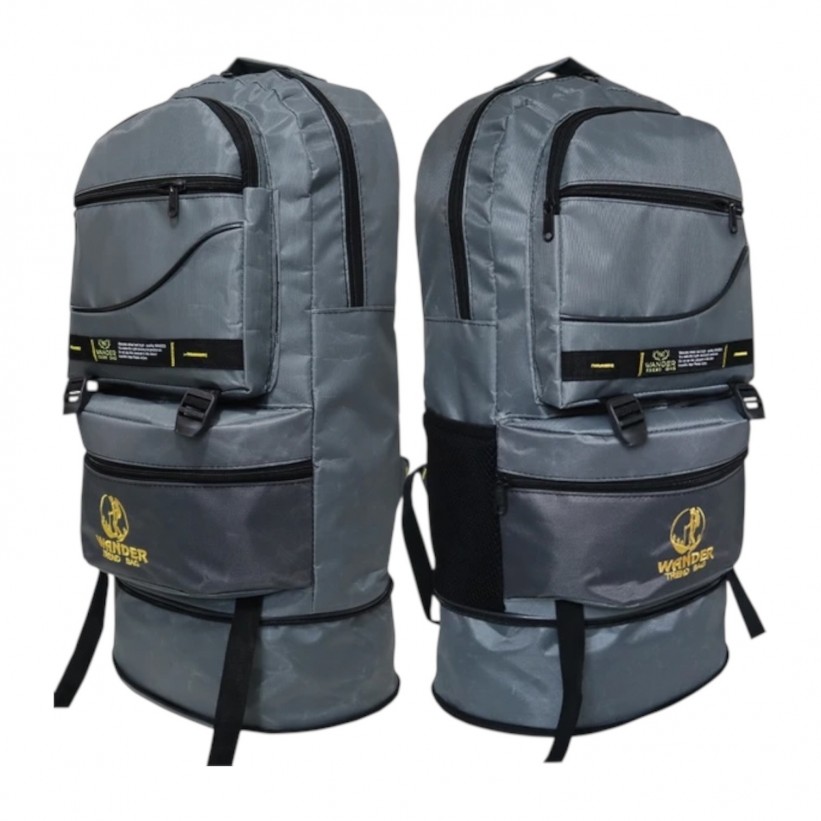 ÇOK FONKSİYONLU BÜYÜK BOY DEDEKTÖR TAŞIMA SIRT ÇANTASI (GRİ) - İNAN DEDEKTÖR - 0542 522 32 61