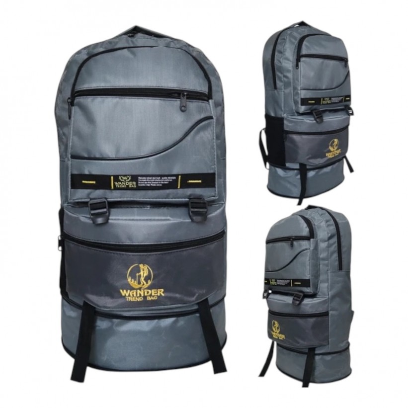 ÇOK FONKSİYONLU BÜYÜK BOY DEDEKTÖR TAŞIMA SIRT ÇANTASI (GRİ) - İNAN DEDEKTÖR - 0542 522 32 61