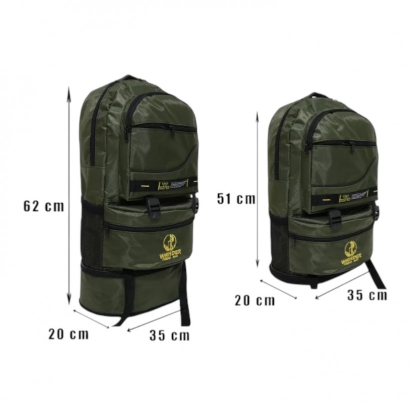 ÇOK FONKSİYONLU BÜYÜK BOY DEDEKTÖR TAŞIMA SIRT ÇANTASI (HAKİ YEŞİL) - İNAN DEDEKTÖR - 0542 522 32 61