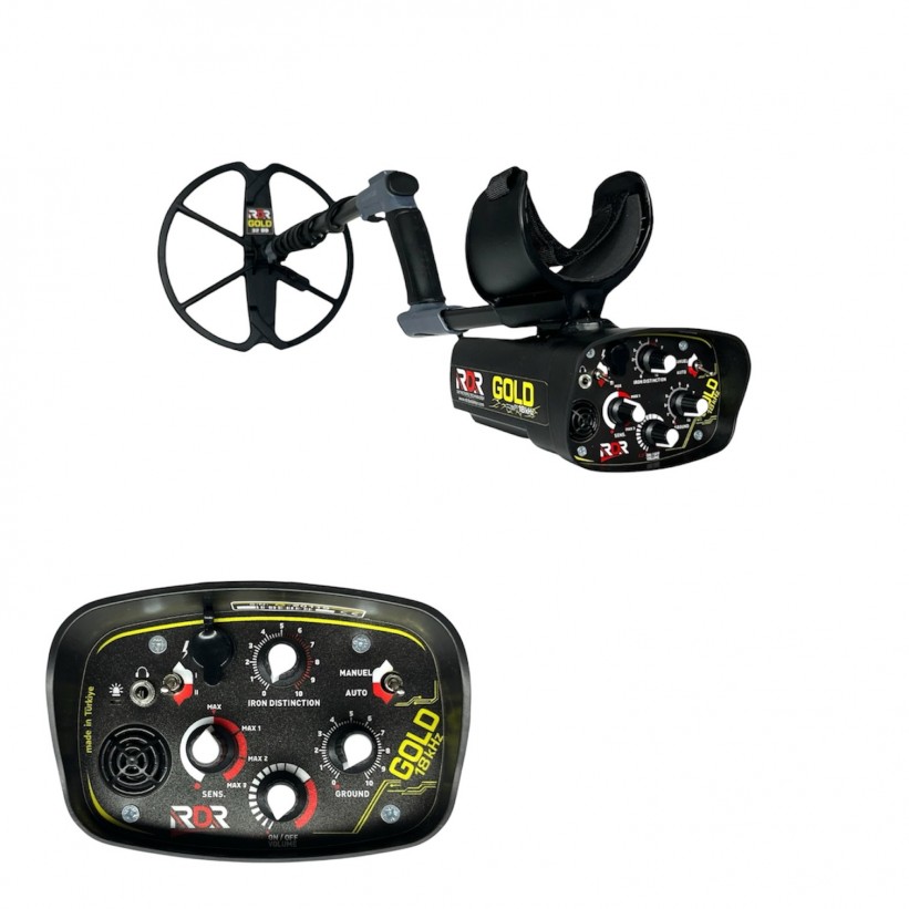 RDR DEEP PRO GOLD (18kHz) (22CM DD BAŞLIKLI) DEDEKTÖR RDR DEDEKTÖR  - İNAN DEDEKTÖR - 0542 522 32 61